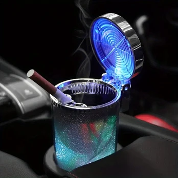 LED Peleninė Automobiliui su Dangteliu ir Apšvietimu