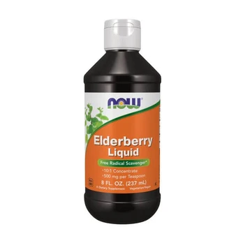 NOW Elderberry Liquid (šeivamedžio uogos) - 237ml