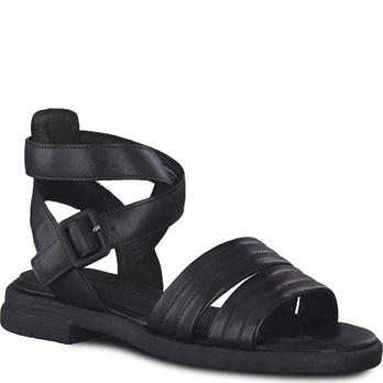 Basutės moterims, Juoda, SANDALS