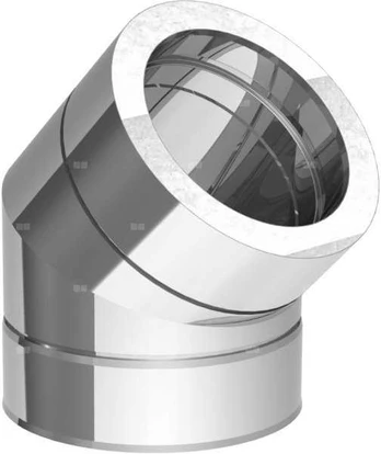 Turboworks ALKŪNĖ 45 LAIPSNIŲ 80 MM