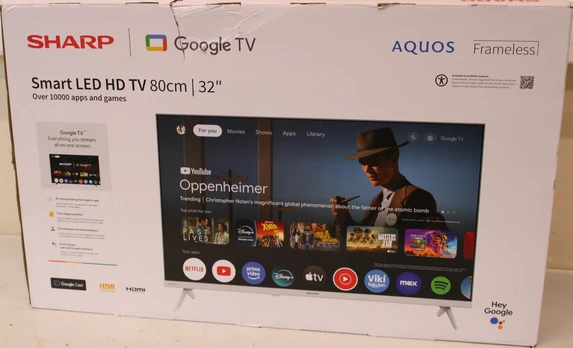 Sharp | 32HF2265EW | 32 | Smart TV | Google TV | White