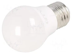 LED lamp | cool white | E27 | 230VAC | 255lm | 3W | 160° | 6400K kaina