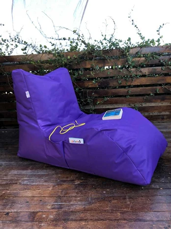 Pupelių maišas Daybed - Violetinė