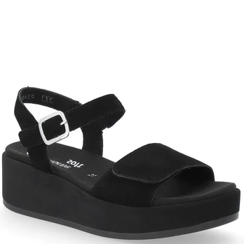 Basutės moterims, Juoda, SANDALS