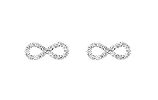 Daniel Wellington Timeless Infinity Earrings with Cubic Zirconia Mirelle DW00401616