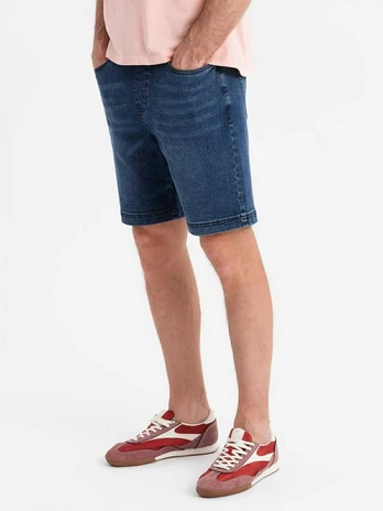 Blue shorts for men - mėlynas
