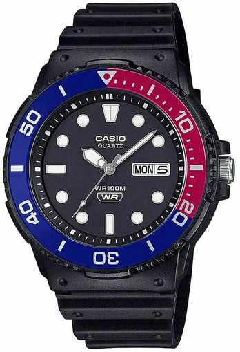 Laikrodis vyrams Casio DIVER 100M - Juodas (Ø 45 mm)