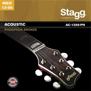 Stygos akustinei gitarai Stagg AC-1356-PH .013 - .056