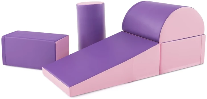 Vaikų laipiojimo ir ropimo rinkinys violetinis 5 vnt.