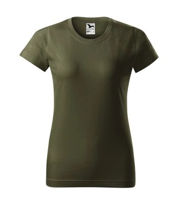 Moteriški Marškinėliai MALFINI Basic 134 Military, 160g/m2