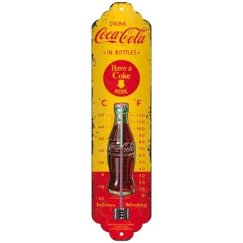 TERMOMETRAI »Coca-Cola - In Bottles Yellow«, Nostalgic-Art