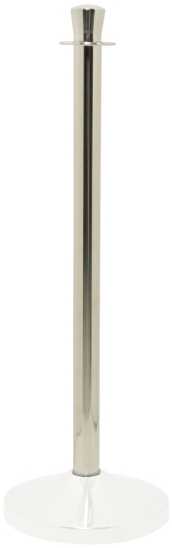 Multi Afspærringsstolpe Securit H100 cm uden Base Krom,1 stk