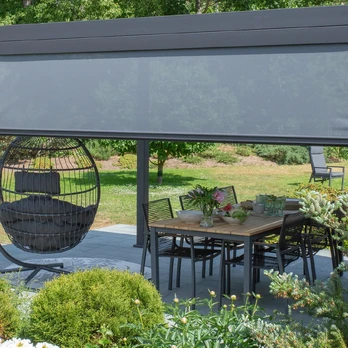 Roll-up screen for gazebo MIRADOR-80/88 3m, grey