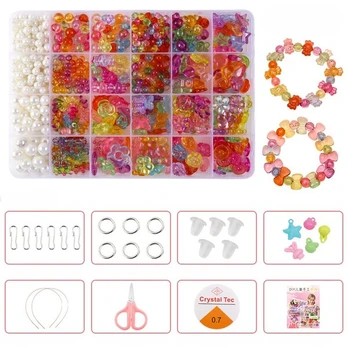 Akrilo karoliukų kūrybinis rinkinys DIY