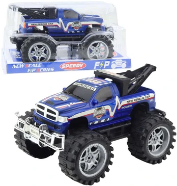 Gelbėjimo automobilis visureigis, 27 cm, mėlynas
