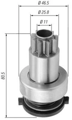 Krumpliaratis, starteris MAGNETI MARELLI 940113020434