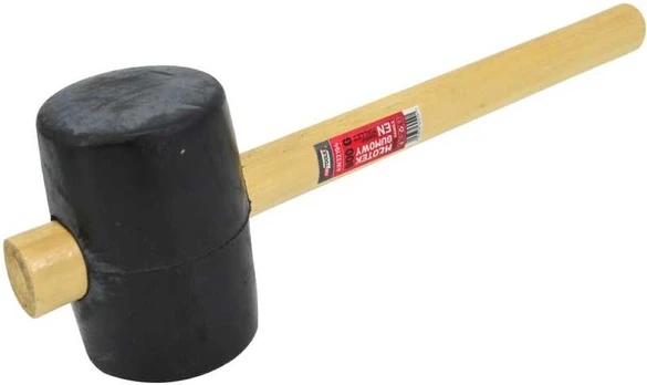 AW-Tools AWTOOLS MŁOTEK GUMOWY TRZON DREWNO 680g