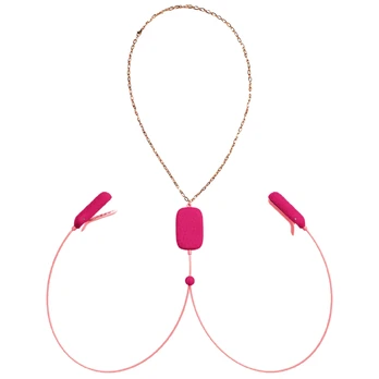 OhMiBod Sphinx vibruojantys spenelių spaustukai, juodi
