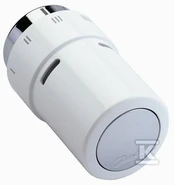 Danfoss RAX termostats, sensors telpas t°, hroms/balts