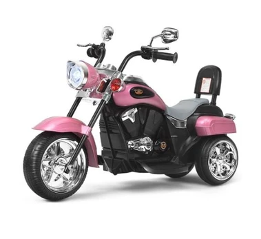 Vaikiškas elektrinis motociklas Costway, rožinis