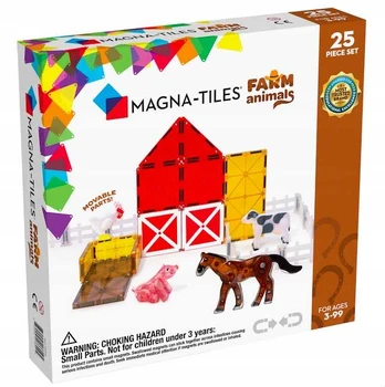 Magnetinis konstruktorius Ūkis Magna Tiles, 25 d.
