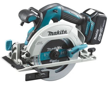Akumuliatorinis diskinis pjūklas Makita DHS680RTJ, 2x18V, 68,5 mm