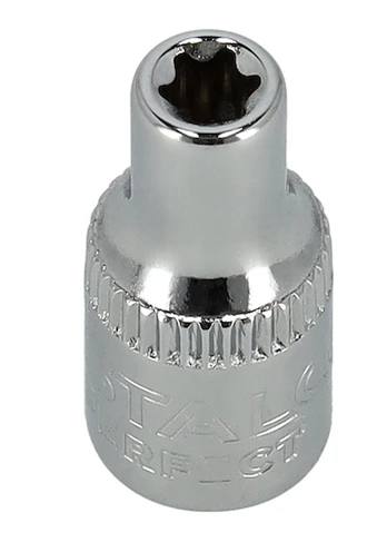 TORX E7 1/4" galvutė CrV