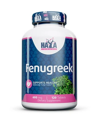 Haya Labs Fenugreek 120 tabl. (Vaistinė ožragė)