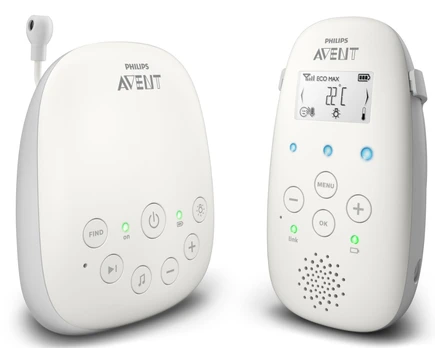 Mobili auklė Philips Avent SCD713/26, balta sp./pilka sp.