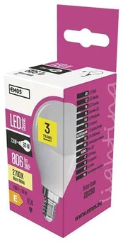 Emos LED lemputė E14, 7.3W, 806 lm, šilta balta, 30000 h