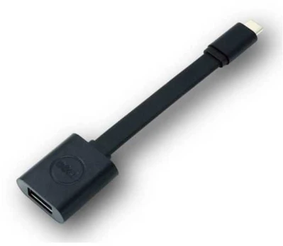 Adapteris USB Dell USB-A - USB-C Juodas (ADPT CON DNGL TYPECTOUSBA)