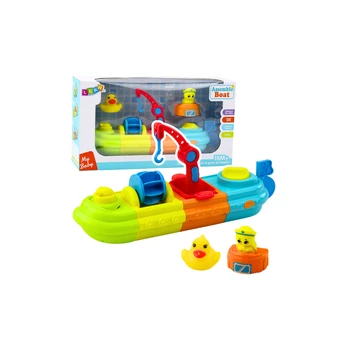 Bath Toy Ship Boat Colorful Crane Hook Duck Turtle
