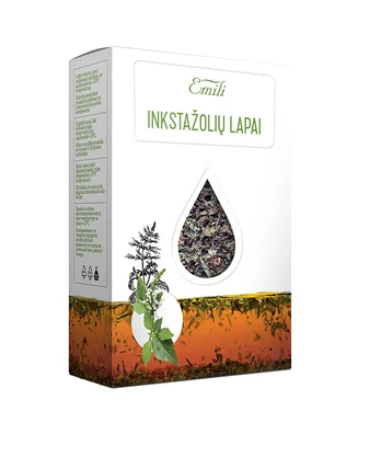 Inkstažolių lapai (Folium Orthosiphonis) 40g Emili