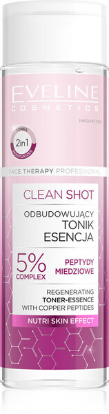 Veido tonikas Eveline Cosmetics Clean Shot 5% complex, 200 ml