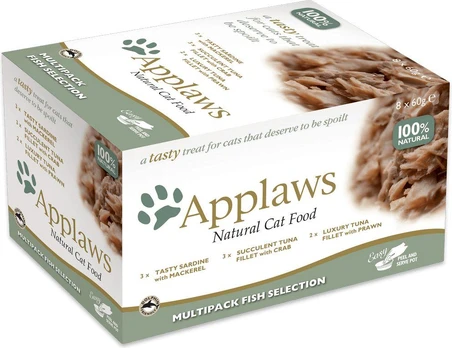 Applaws KOT MISECZKA 8SZT MIX RYBNY