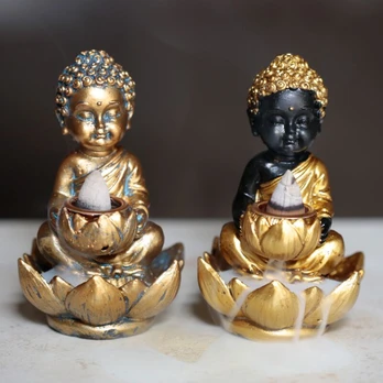 Maža Buddha & Lotus atbulinio srauto smilkalinė