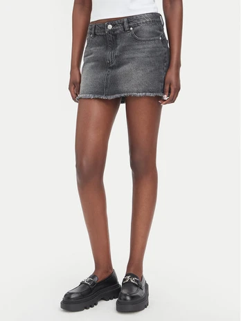 Juicy Couture Džinsinis sijonas JCDGS126958 Pilka Regular Fit