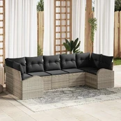 sodo sofa komplektas 7 dalių rinkinys kaina