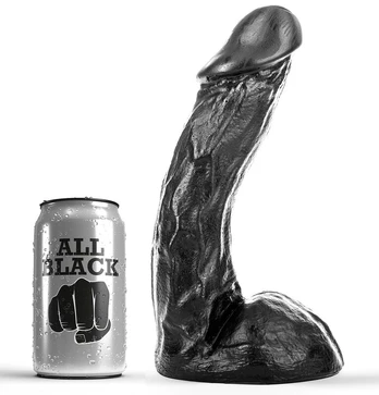 Dildo ALL BLACK 23 cm