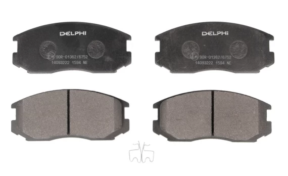 DELPHI LP1594 Brake pad set