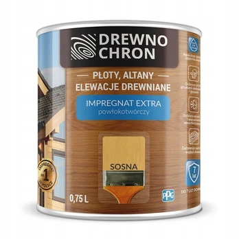 Drewnochron, impregnantas "formuojantis plėvelę" | 0,75 ltr pušis