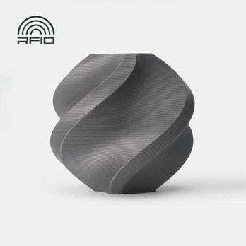 3D Plastikas - Filamentas ABS With spool/Su rite Sidabro spalvos | 1.75 mm, 1kg | Bambu Lab