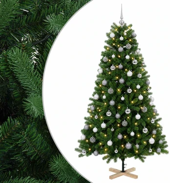 Dirbtinė kalėdinė eglutė su rutuliuku 210 cm 300 LED