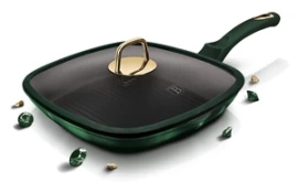 Keptuvė Berlinger Haus Emerald BH/6051, 28 cm, aliuminis/stiklas kaina