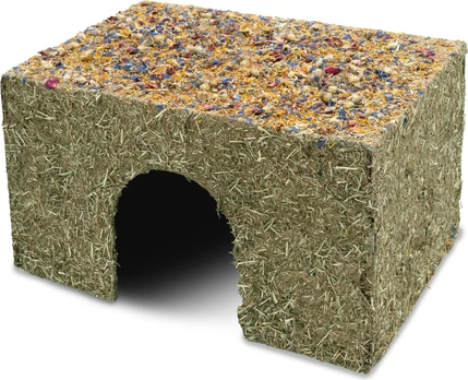 Jr Farm - Hay House with flowers - L