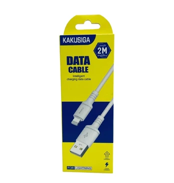 KAKUSIGA KSC-421 kabelis "Apple Lightning" 2 m baltas
