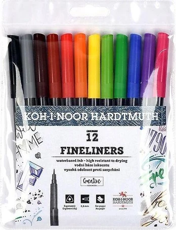 Koh I Noor Thinscripts 12 spalvų