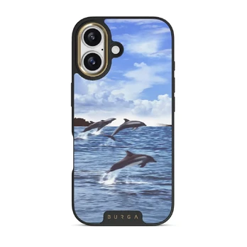 Retro Splash - iPhone 17 Case, Elite Dark (MagSafe) / Gold