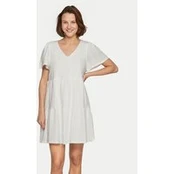Vila Vasarinė suknelė Libre 14095564 Écru Regular Fit