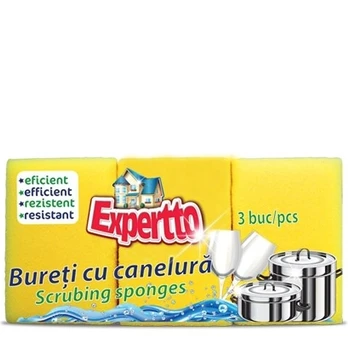 Indų kempinėlės EXPERTTO, 3 vnt.
